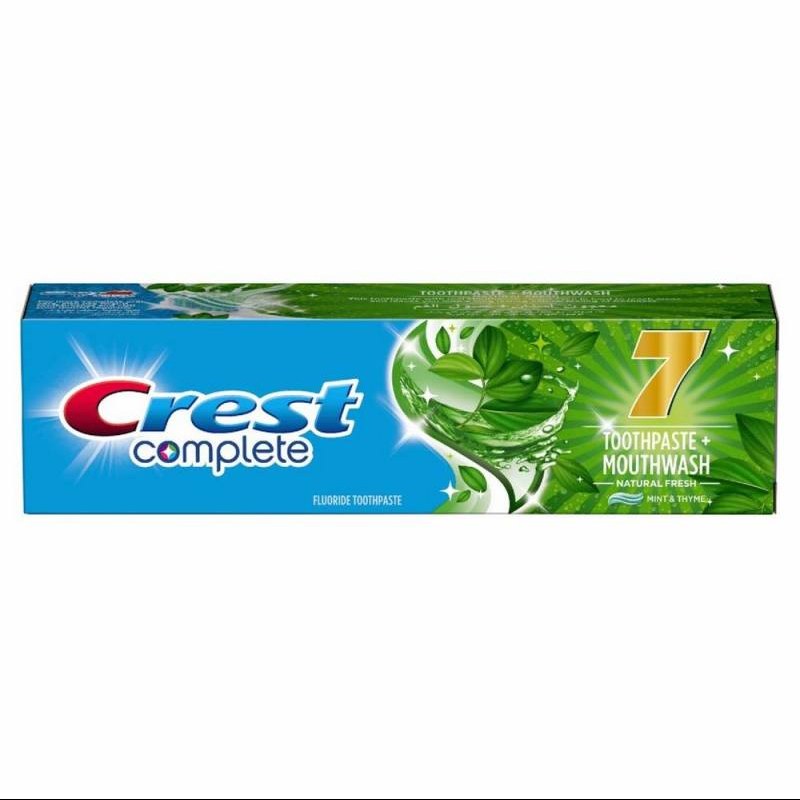 خمیر دندان نعناع و آویشن کرست Complete 7 Toothpaste Mouthwash حجم 100 میلی لیتر