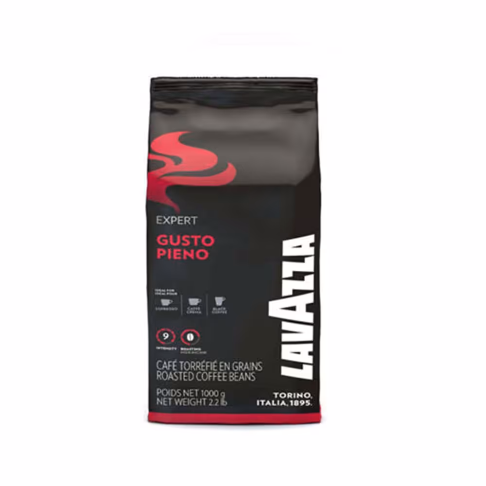 دانه قهوه 1 کیلوگرمی لاوازا Gusto Pieno