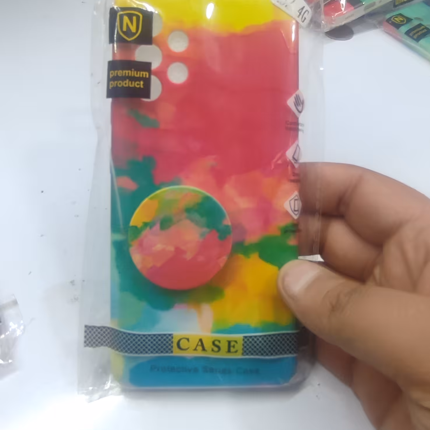 گارد سیلیکونی پاپ سوکت دار A32 4G