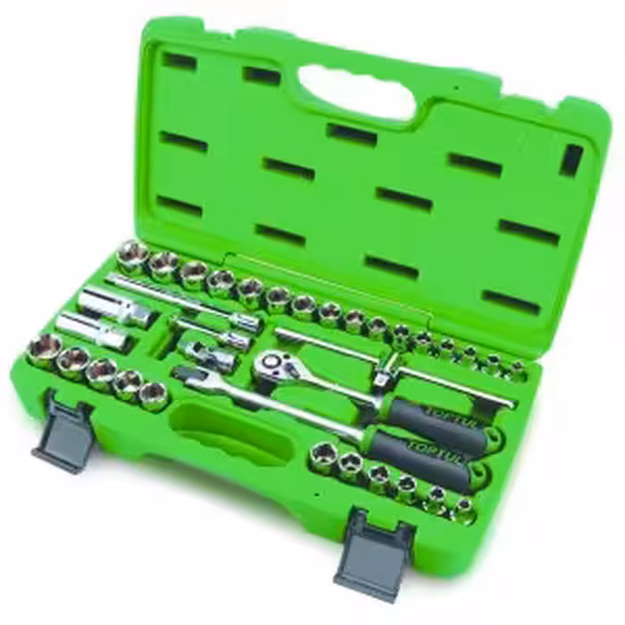 جعبه بکس 35 پارچه 3.8 - 6 پر تاپ تول TOPTUL