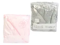 پتو نوزادی کلاه دار مخمل پولیشی طرح رد پای خرس تیک مک tikmak