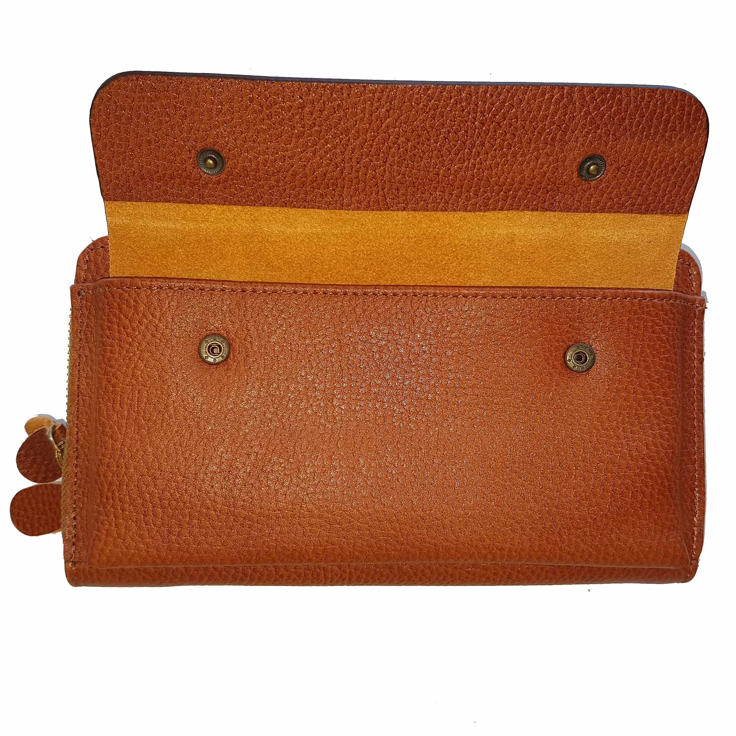 کیف پاسپورتی 2 زیپ چرم طبیعی گاوی در دو رنگ 