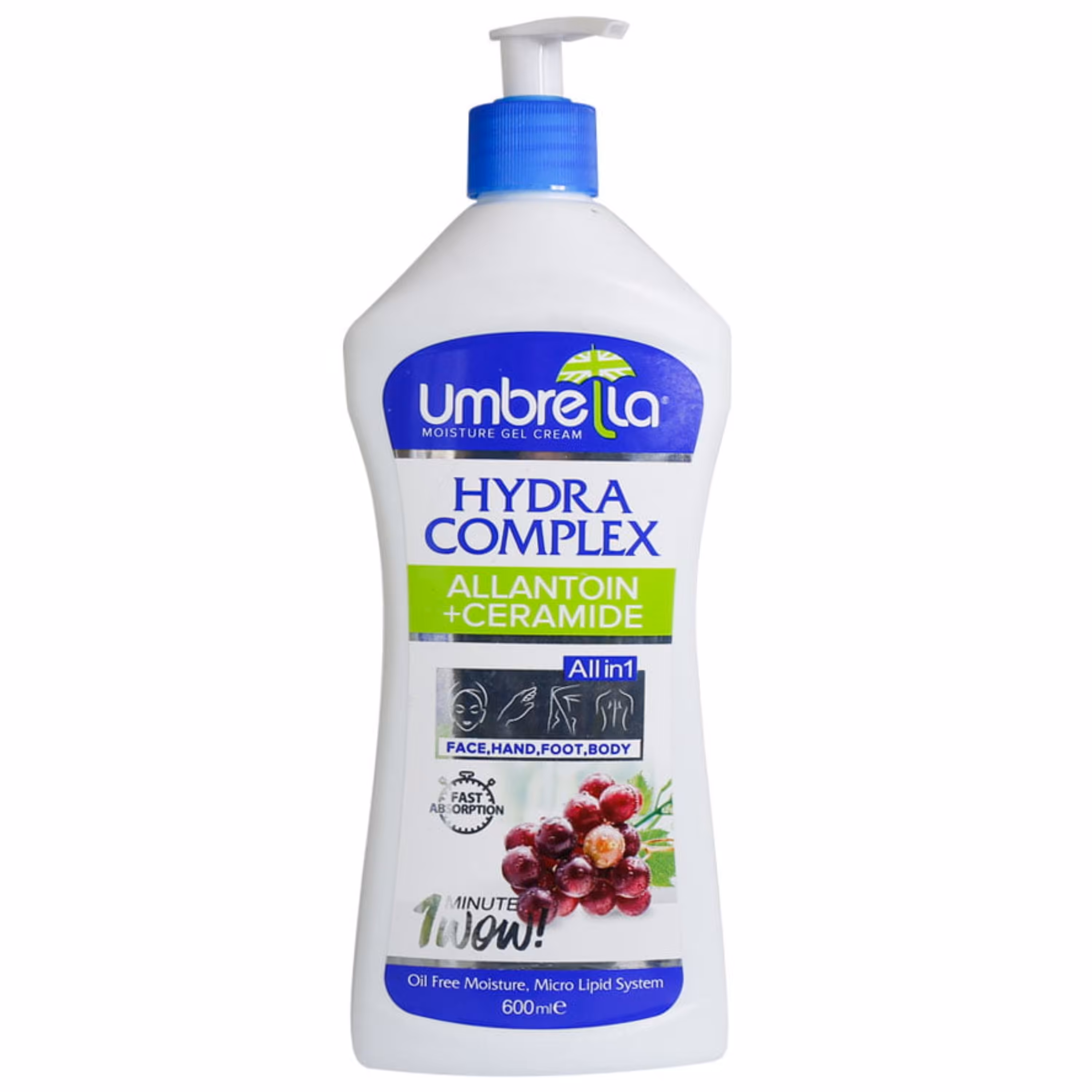 ژل کرم آبرسان آمبرلا مدل Red Grape حجم 600 میلی لیتر ارسال رایگان