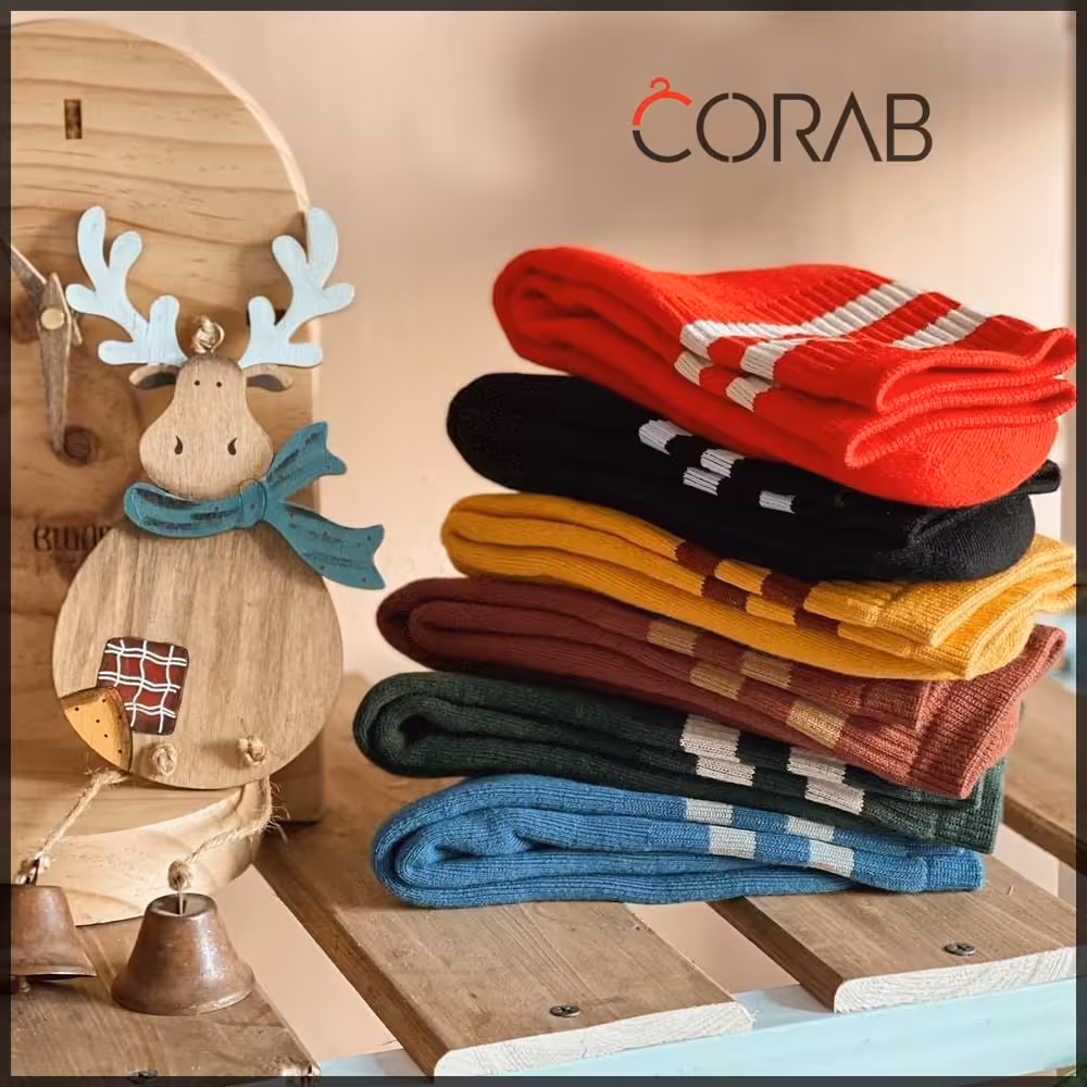 جوراب ساقدار آنتی باکتریال حوله ای 