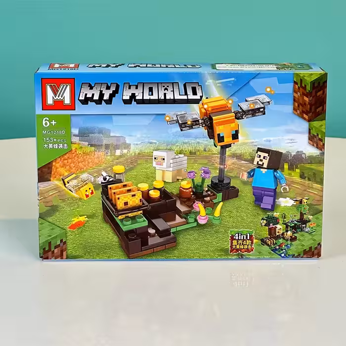 اسباب بازی لگو ماینکرافت 153 تکه کد MG1218D