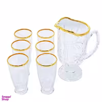 سرویس پارچ و لیوان 7 پارچه مدل 1253