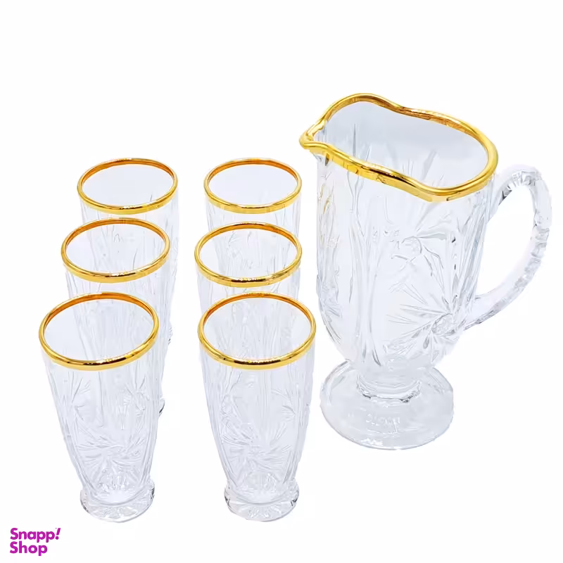 سرویس پارچ و لیوان 7 پارچه مدل 1253