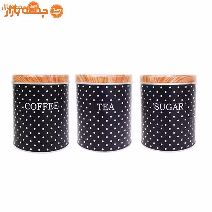 ست پاسماوری فلزی 3 تایی خالدار