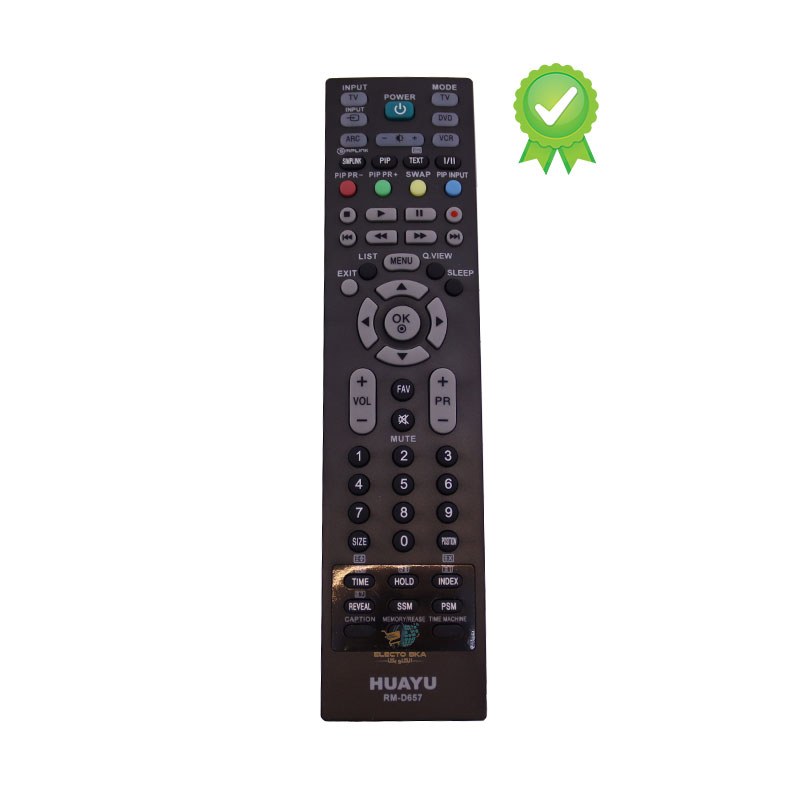 ریموت کنترل ال جی همه کاره مدل 657 LG - فروش عمده کنترل الکتوبکا 2825