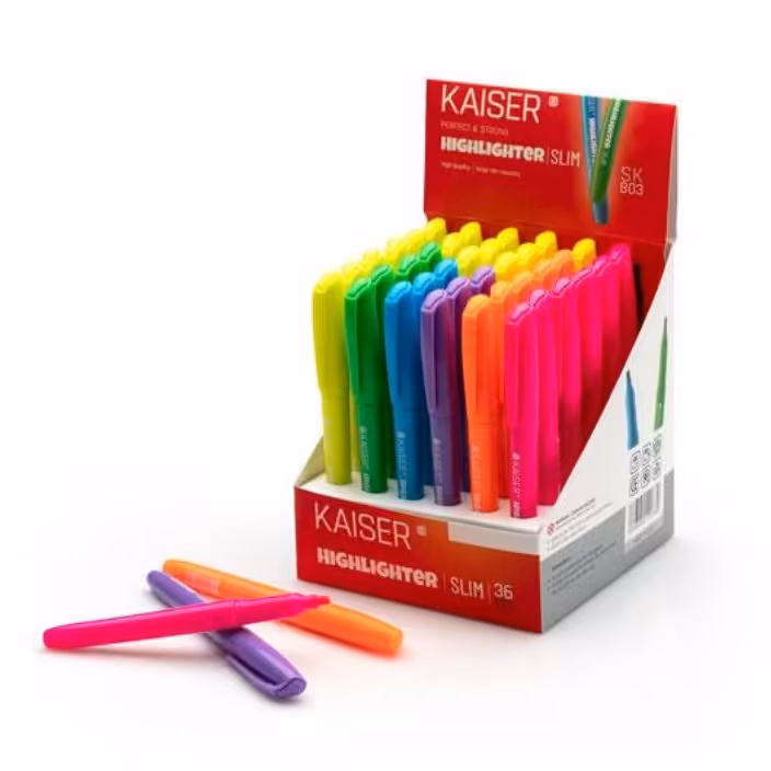 ماژیک علامت زن قلمی کایزر (هایلایتر)