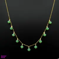 گردنبند طلا 18 عیار زنانه کاپانی مدل kn085
