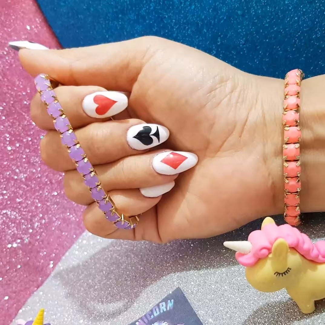 دستبند تمام نگین رنگی 2 عددی رنگ زرد و آبی آسمانی    یه دستبند بخر 2 تا ببر