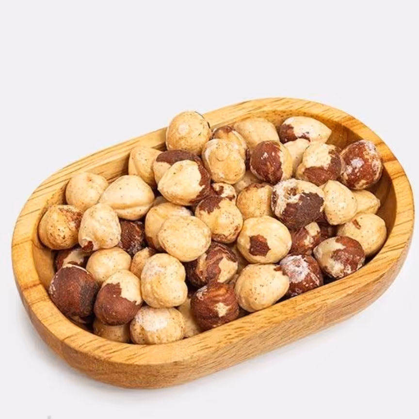 مغز فندق شور نمکی  اعلا درشت و امسالی (500 گرم)