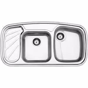 سینک استیل البرز مدل R-611 توکار  مدل