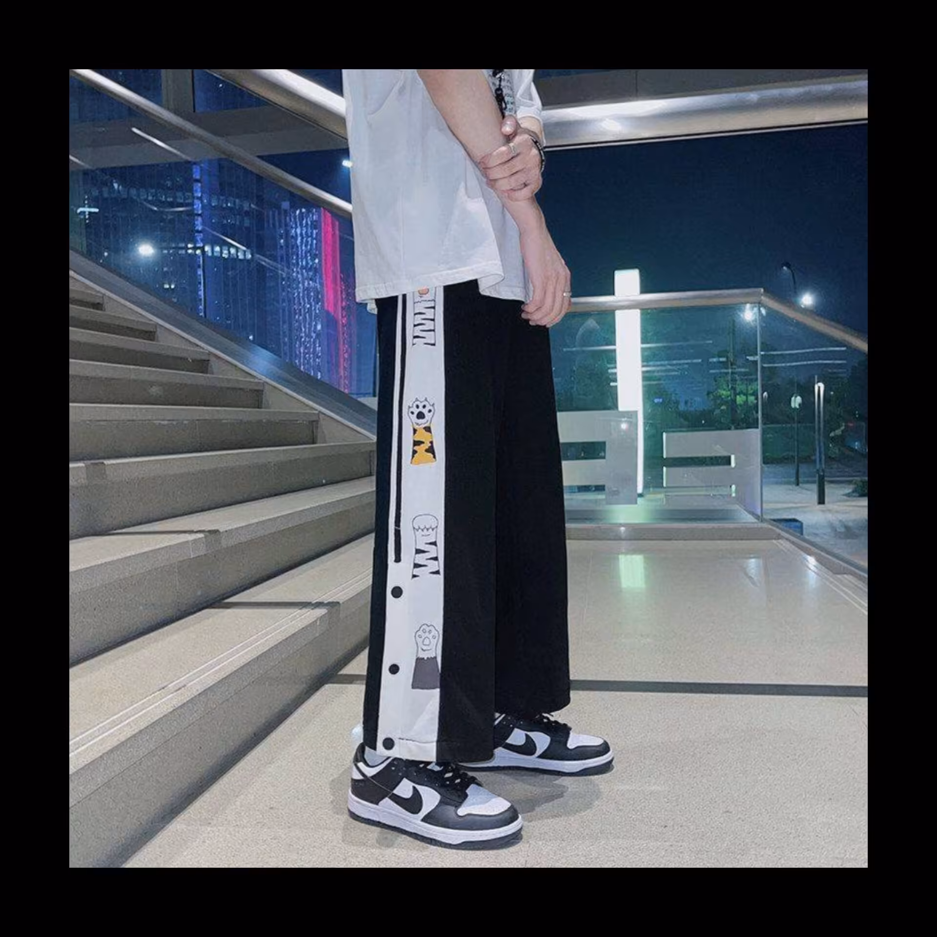 شلوار اسپرت بغل دکمه