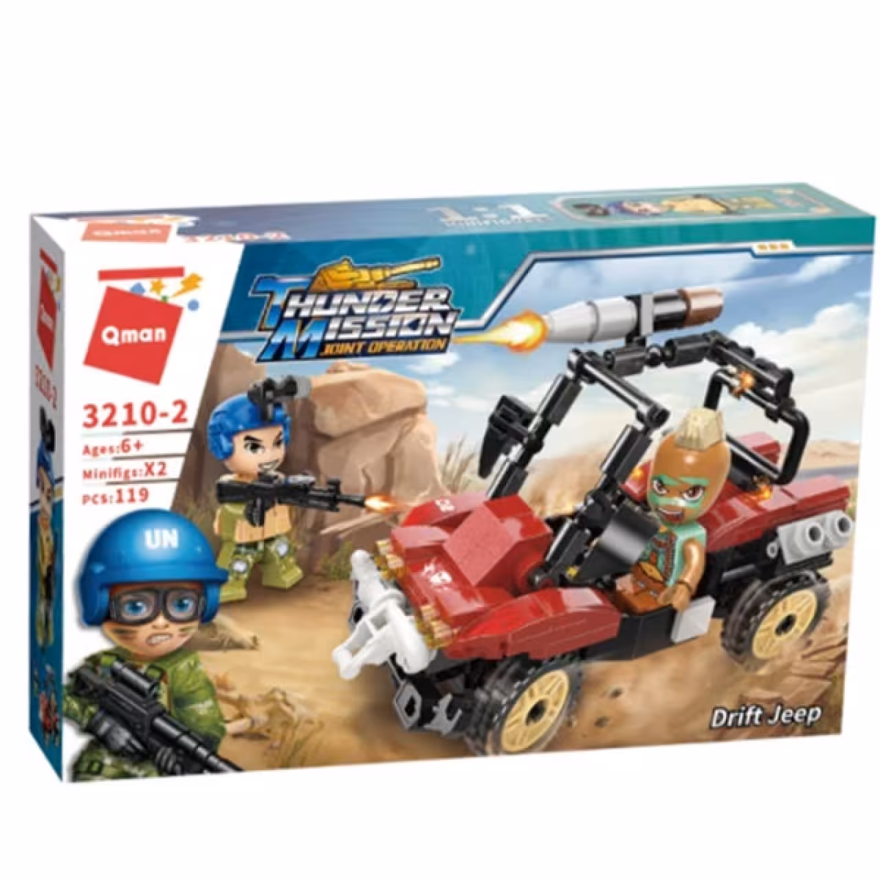 ساختنی کیومن مدل Thunder Mission کد 32102