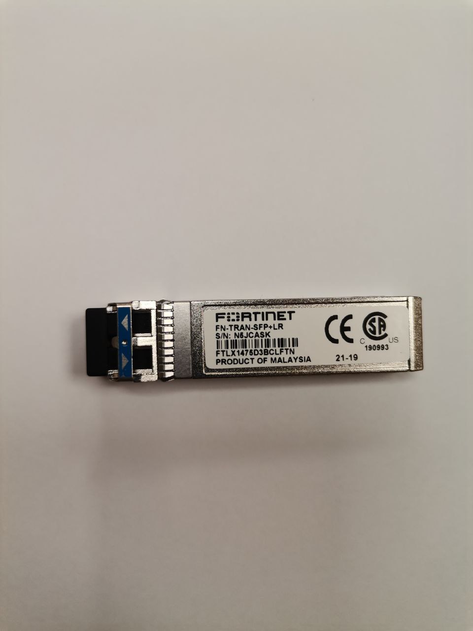 ماژول فیبر نوری فورتی نت FN-TRAN-SFP LRماژول فیبر نوری فورتی نت FN-TRAN-SFP LR