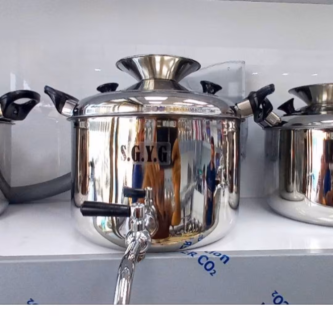 کتری استیل شیردار 6 لیتری مارک شقایق 