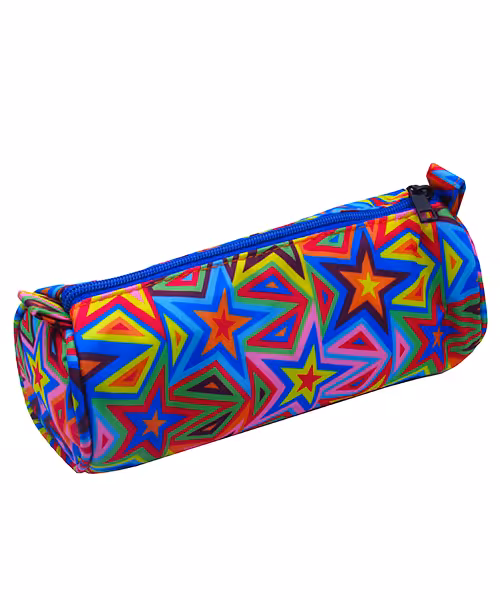 جامدادی پارچه ای عرش استوانه تک زیپ کلاسیک کد 215