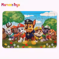 پازل چوبی 48 تکه در طرح های مختلف دخترانه و پسرانه 