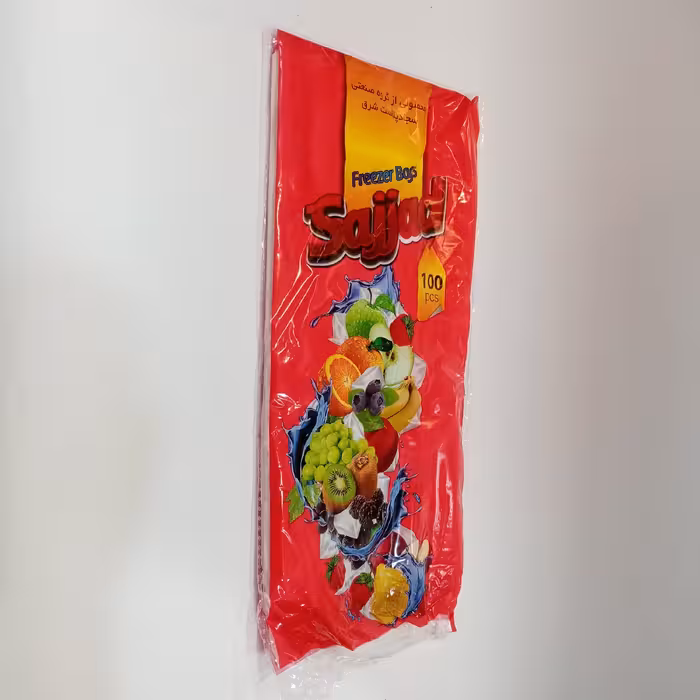 پلاستیک فریزر برگ زیاد  بسته 100 عددی