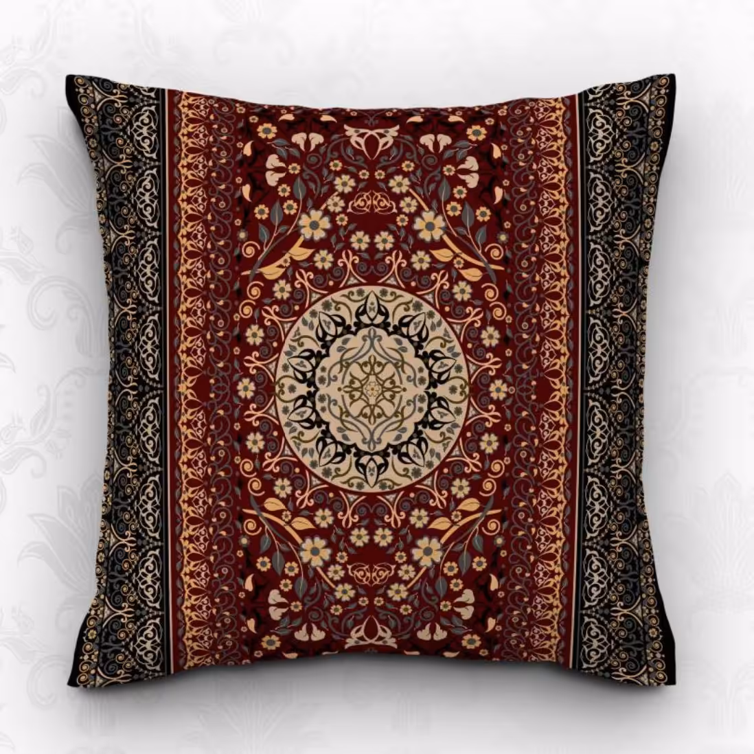 کوسن چاپی جنس پنبه قابل شستشو