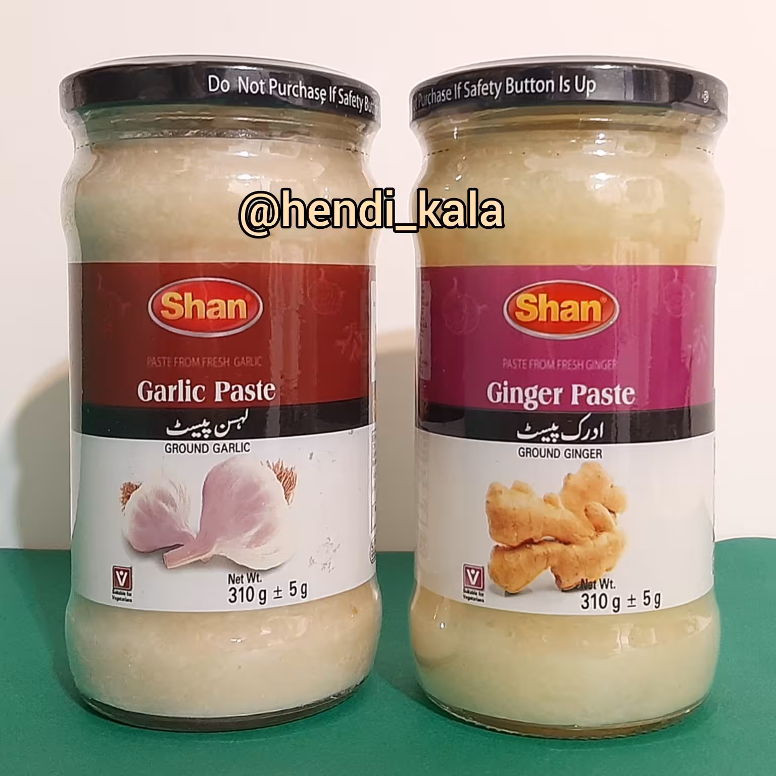 پوره سیر و زنجبیل تازه 2شیشه 310گرمی ارسال رایگان تولید پاکستان 