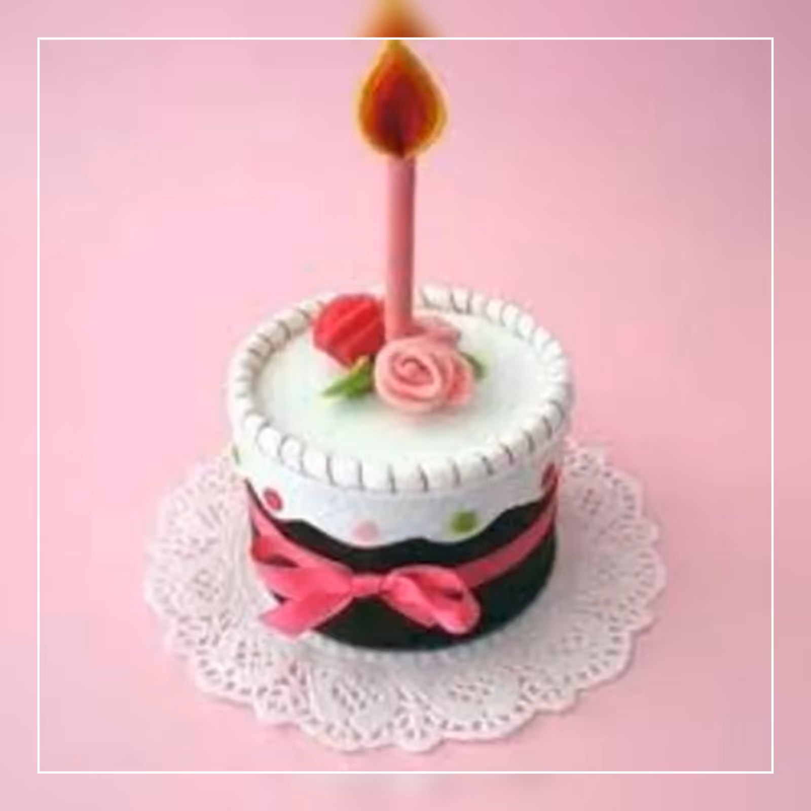 ماکت کیک تولد نمدی (پس کرایه)