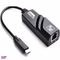 کابل تبدیل شبکه اترنت پورت RJ45 مدل Type-C به ‌LAN