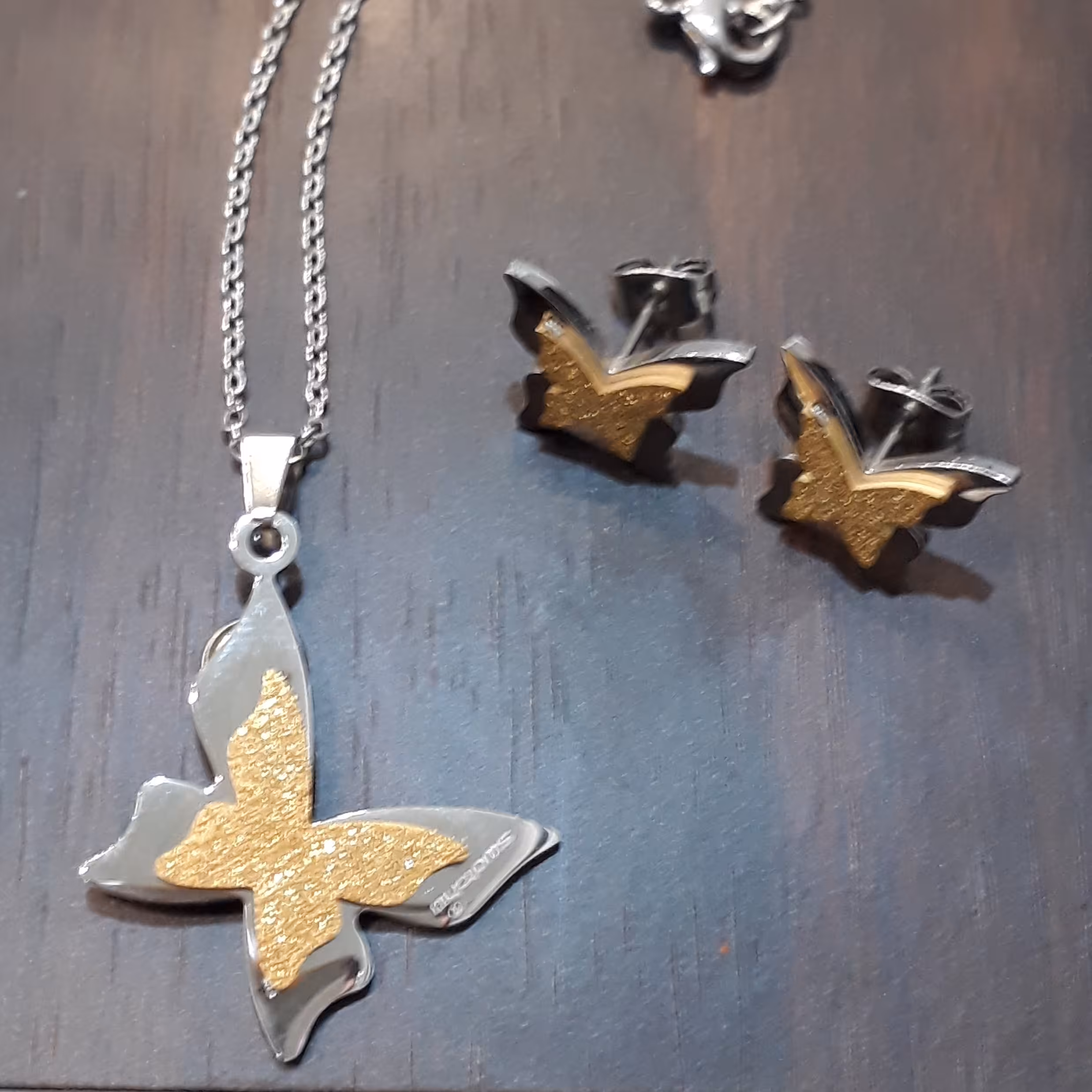 نیم ست استیل پروانه دوبل 01