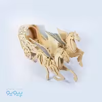 پازل سه بعدی چوبی مدل اسب پرنده