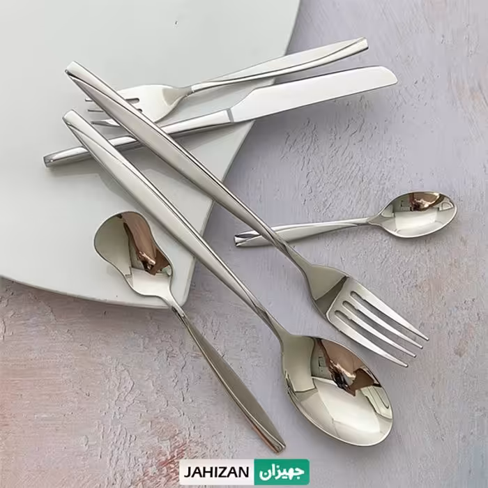 سرویس قاشق چنگال 30نفره 143پارچه اس جی SG مدل ماینز