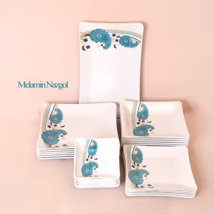 سرویس غذاخوری 47 پارچه طرح ترمه