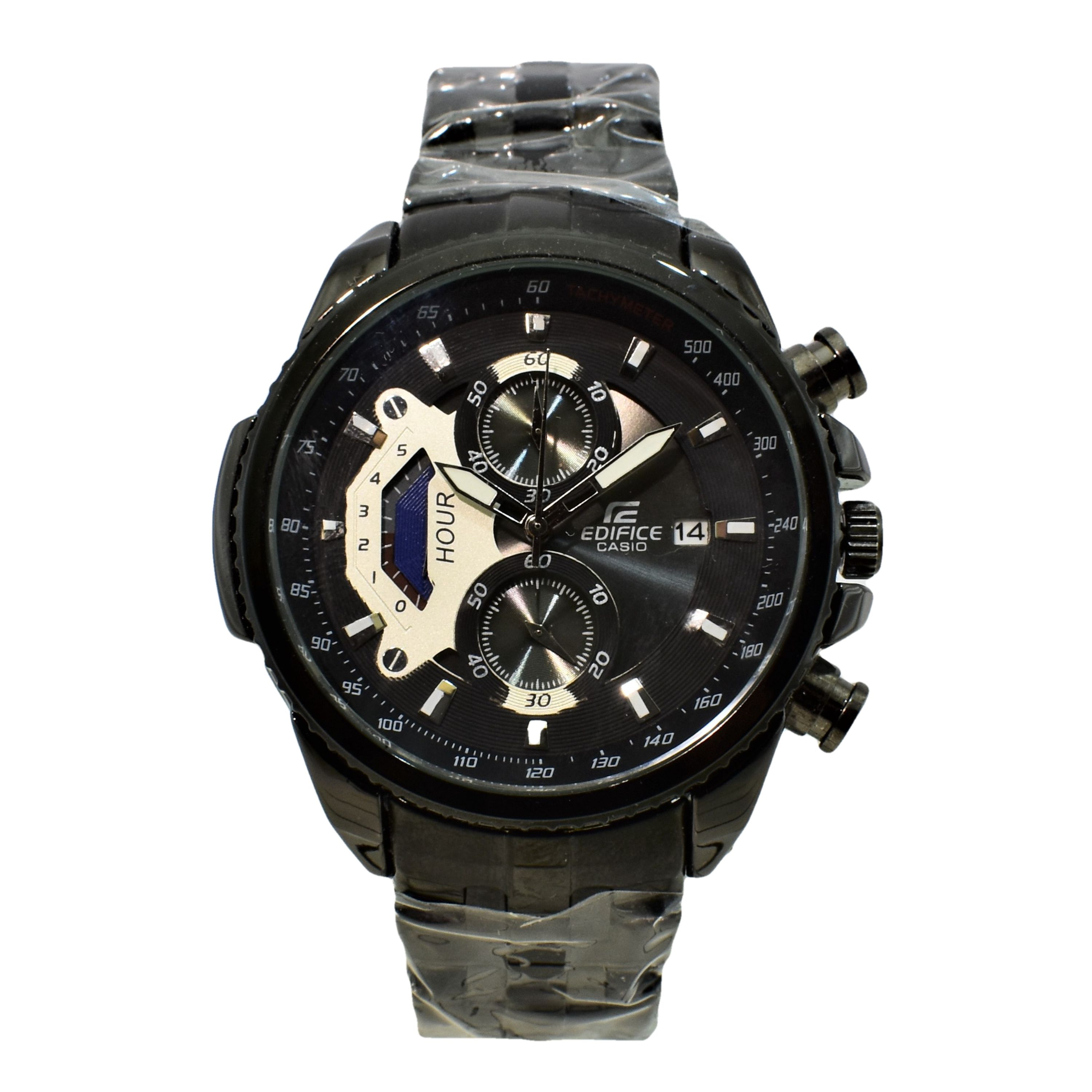 CASIO EDIFICE EF-535 کاسیو ادیفایس4 موتوره کرنوگراف کلا مشکی
