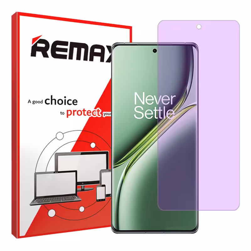 گلس وان پلاس Ace 3 Pro مدل هیدروژلی آنتی پرپل برند ریمکس کد S