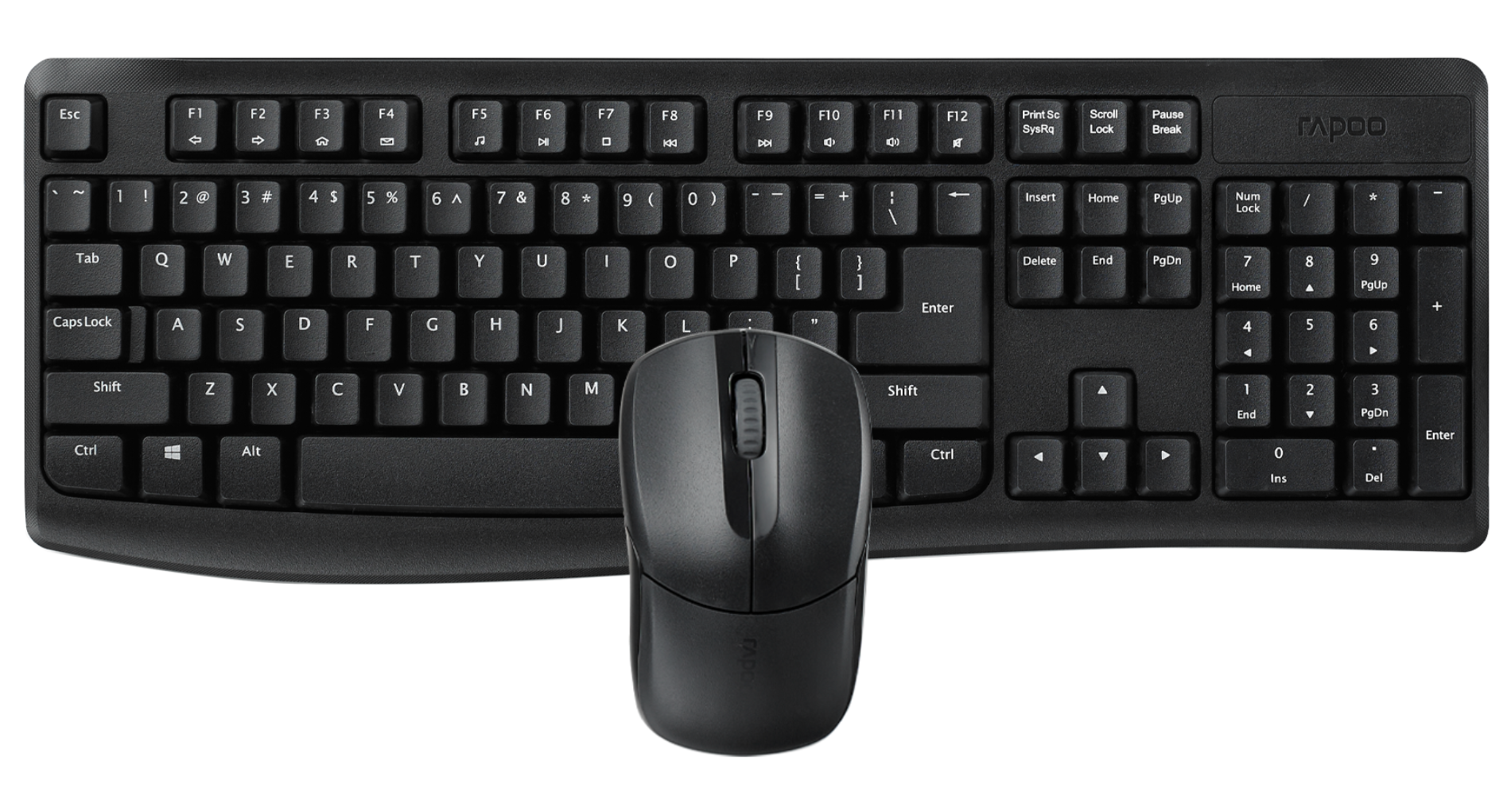 کیبورد و ماوس بی سیم رپو مدل X1800 Pro