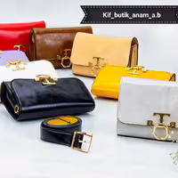 کیف ترک دخترانه و زنانه پاسپورتی کمری و دوشی زنجیر ی الگرو (کیف بوتیک آنام)