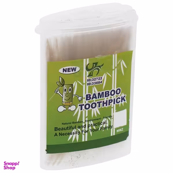 خلال دندان بامبو مدل TR-02 بسته 100 عددی