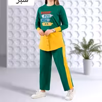 تونیک شلوار دخترانه و زنانه الیزابت فری سایز