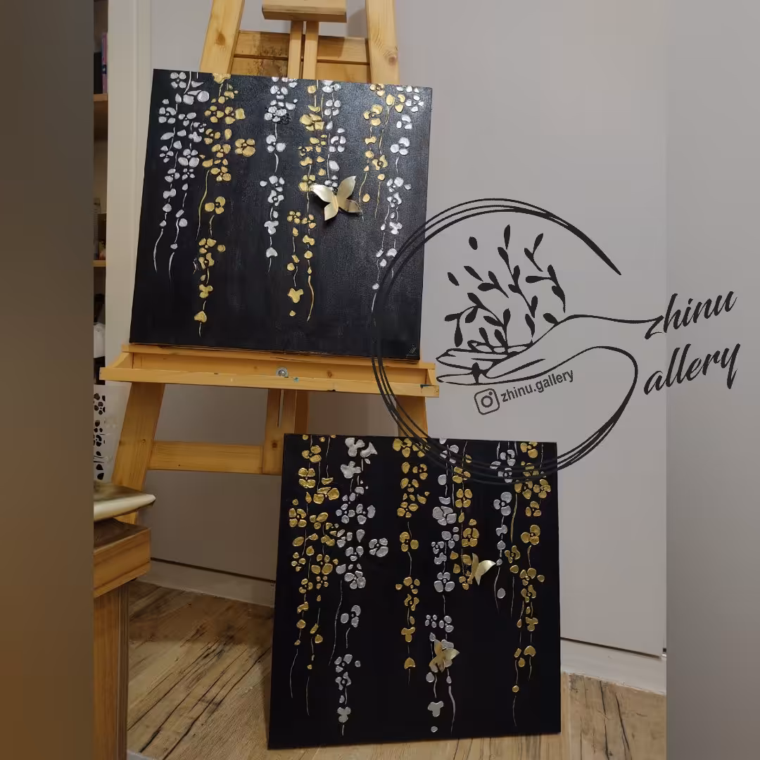 تابلو برجسته طرح شکوفه ، قابل اجرا در ابعاد و رنگ دلخواه شما هنردوست عزیز