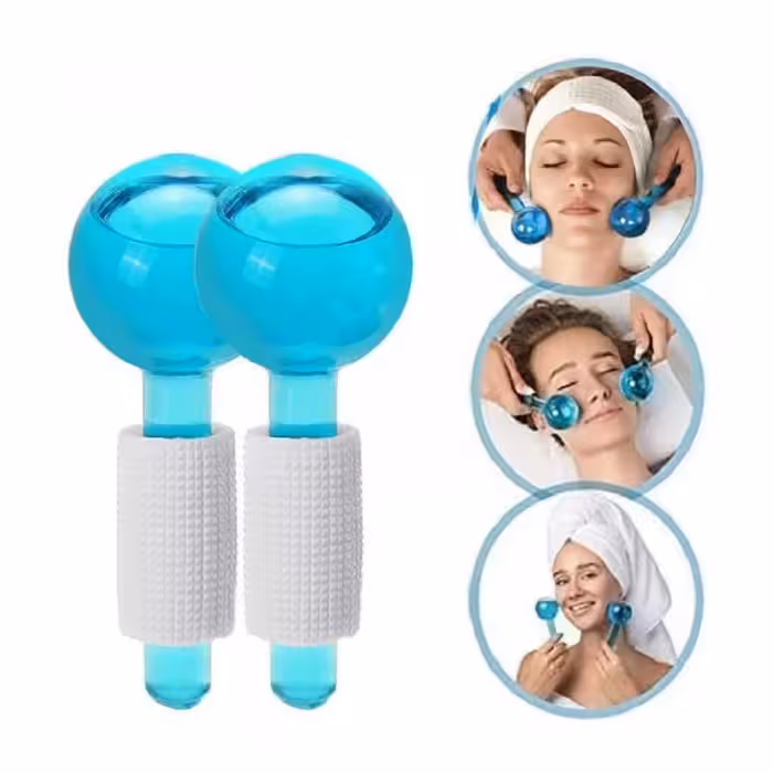 ماساژور آیس گلوب ( گوی یخی ) یک عددی  شاین دار   مناسب جوانسازی پوست