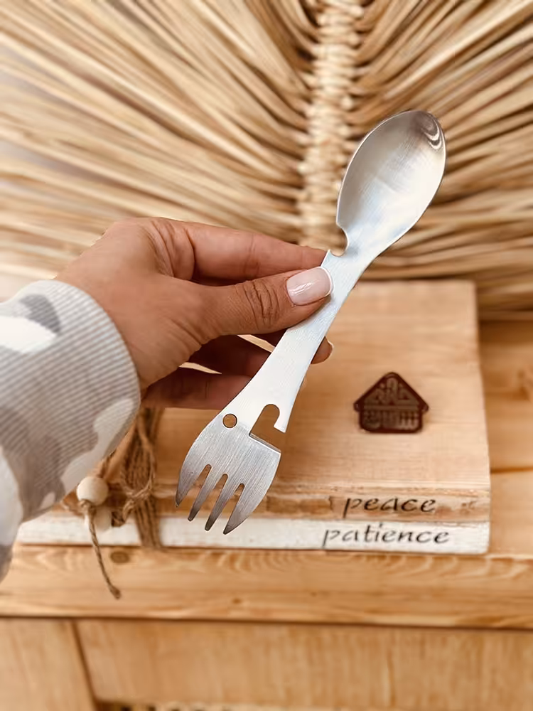 قاشق مسافرتی دو طرفه کد001180