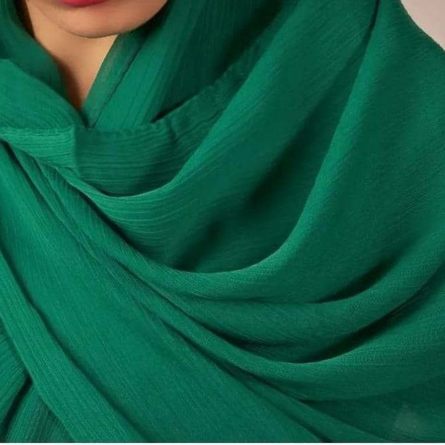 شال حریر تک رنگ