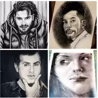 نقاشی سیاه قلم