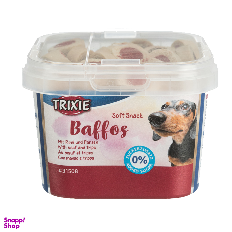 تشویقی نرم سگ تریکسی (Trixie) با طعم گوشت و سیرابی وزن 100 گرم