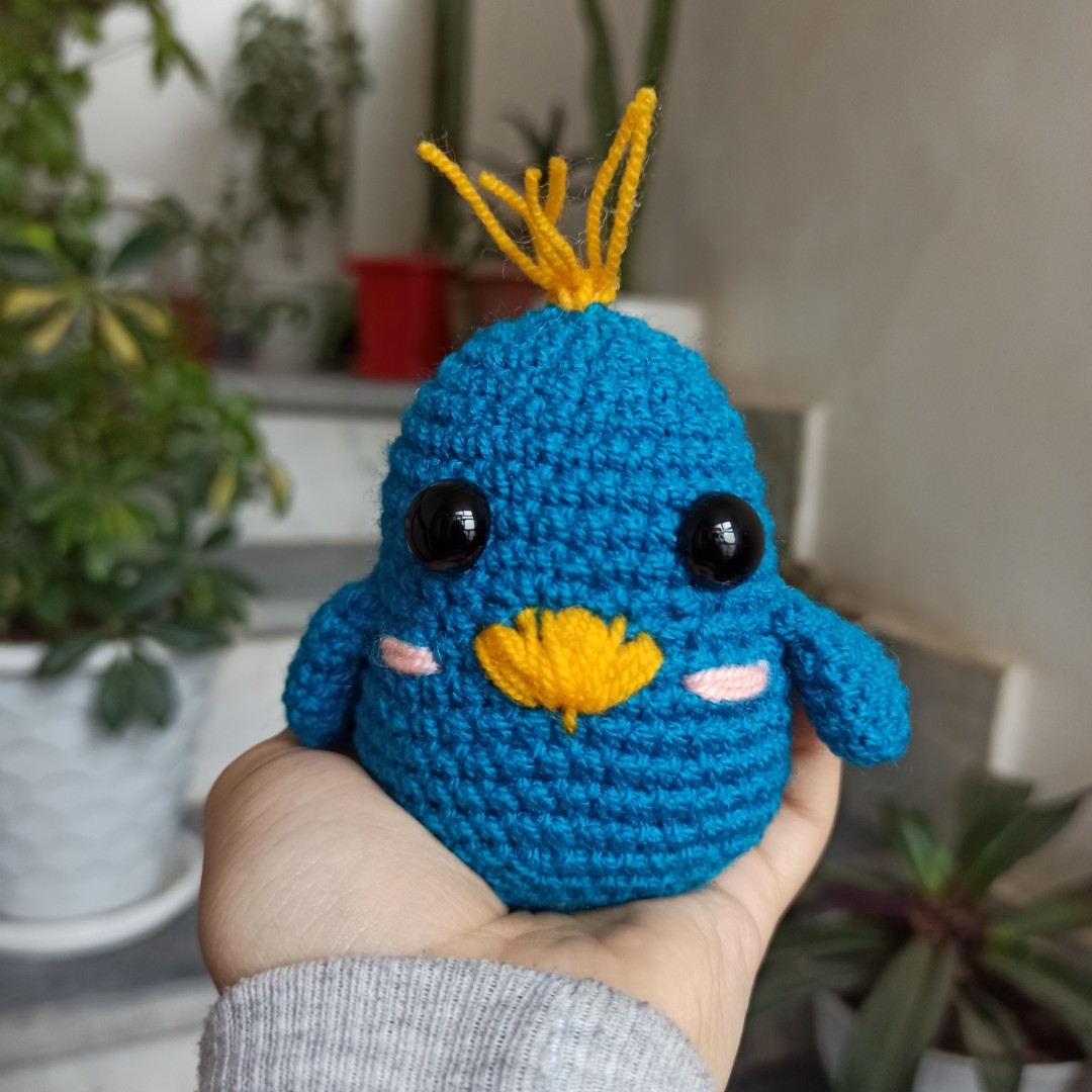 عروسک بافتنی جوجه