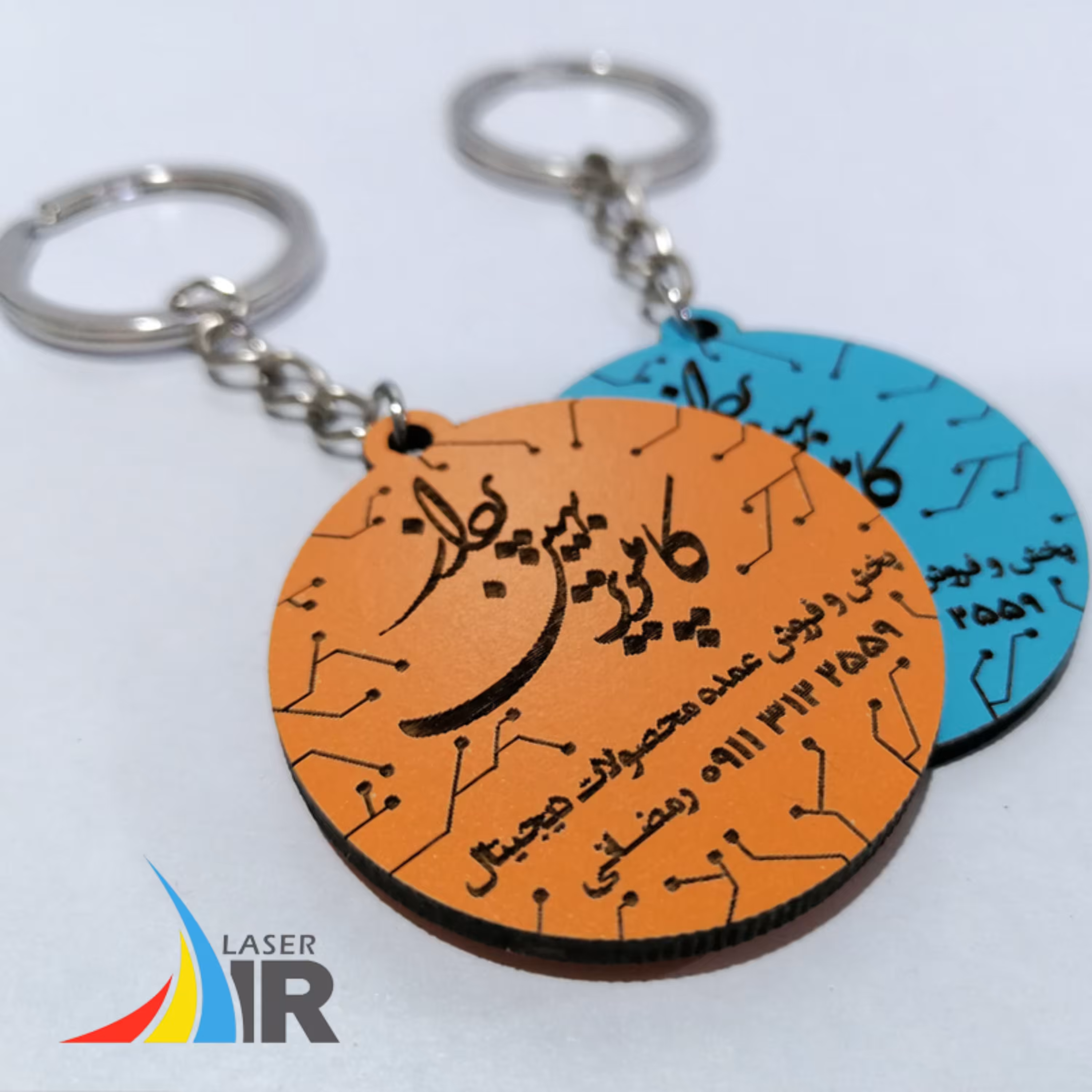 جاسوئیچی تبلیغاتی چوبی (بسته 100 عددی)