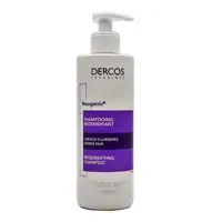 شامپو ویشی Vichy مدل نئوژنیک Neogenic سری درکوس Dercos حجم 400 میل | احیا کننده موی نازک