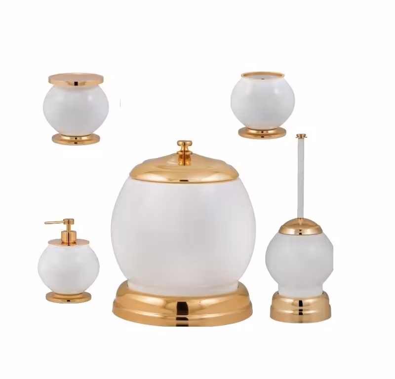 ست اکسسوری سرویس بهداشتی 5تکه DORITA مدل BURRO