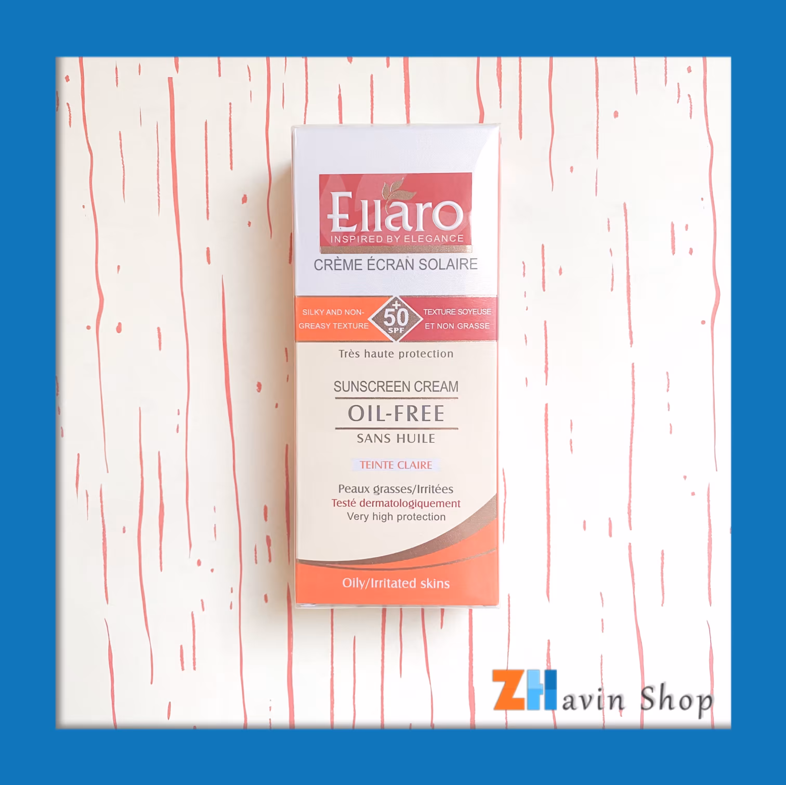 کرم ضدآفتاب الارو spf50  مخصوص پوست های چرب  و حساس